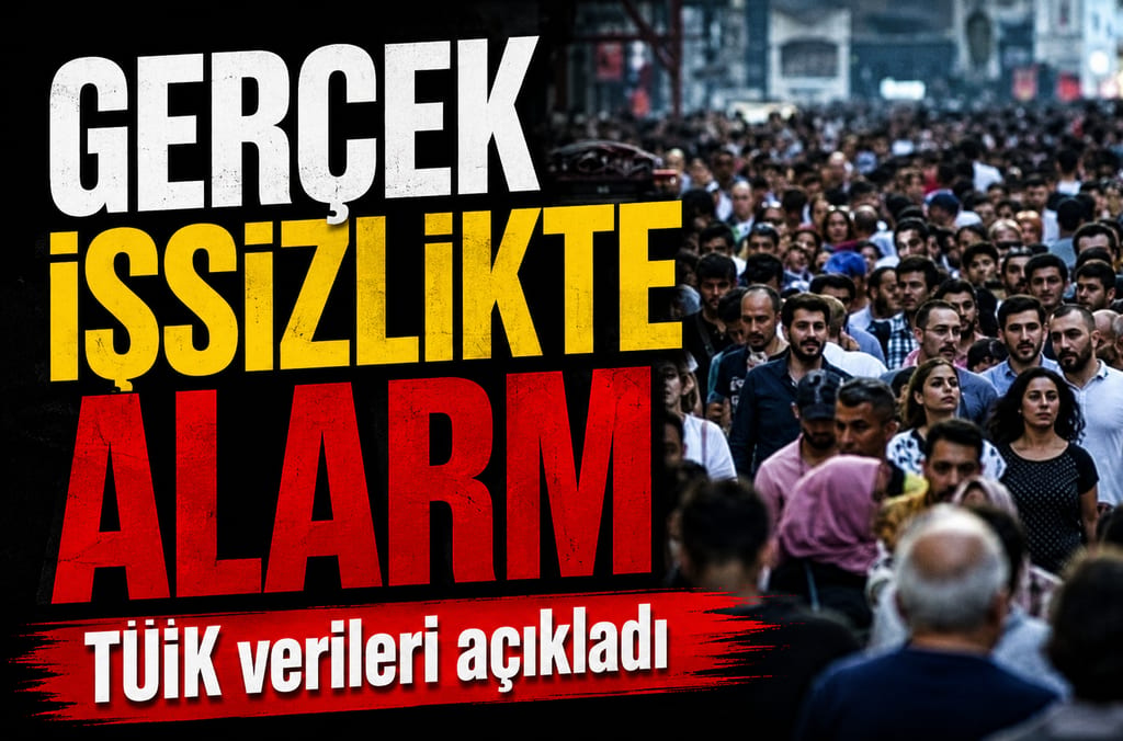 TÜİK işsizlik verilerini açıkladı! Gerçek işsizlik yüzde 28,8 oldu