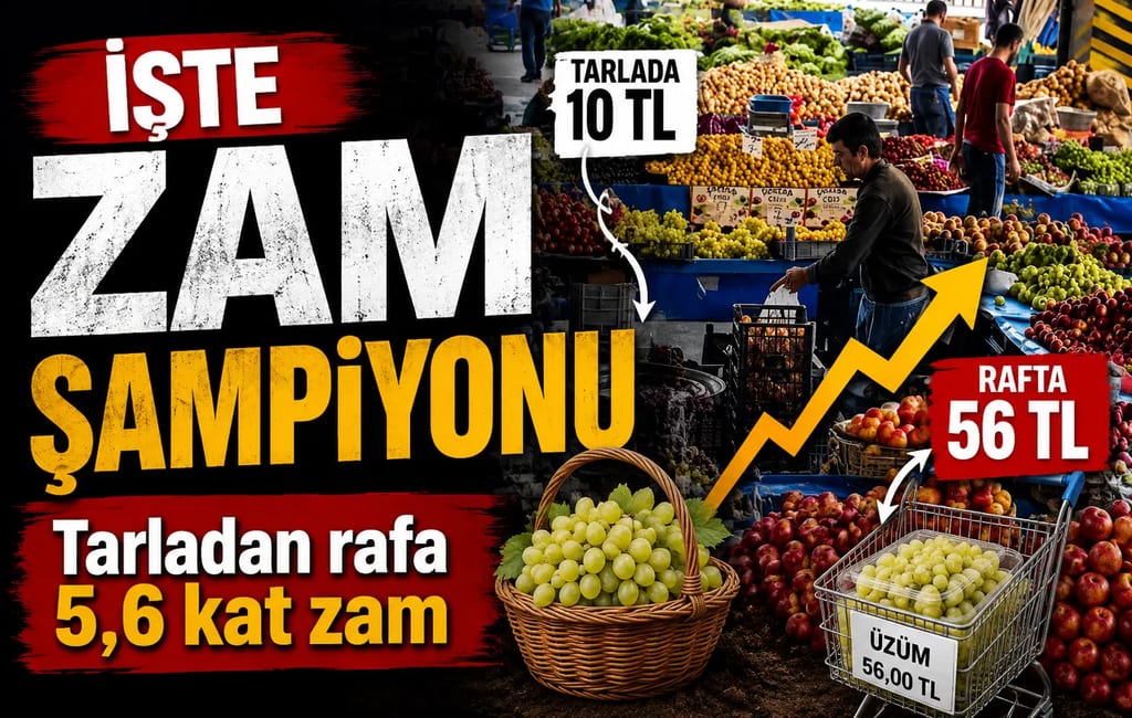 Tarladan rafa fiyat farkında rekor! İşte zam şampiyonu