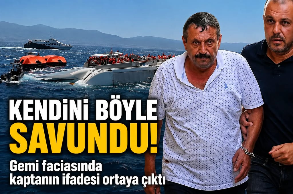 KKTC açıklarındaki gemi faciasında tutuklanan kaptanın ifadesi ortaya çıktı!