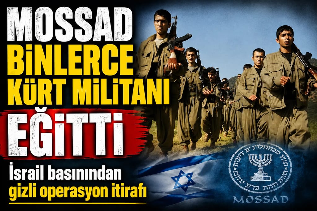 İsrail basınından gizli operasyon itirafı! MOSSAD binlerce Kürt militanı İsrail’de eğitti