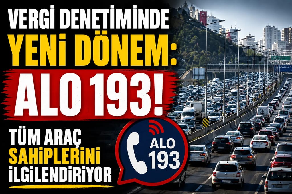 Trafikte vergi denetiminde yeni dönem: Alo 193! Tüm araç sahiplerini ilgilendiriyor