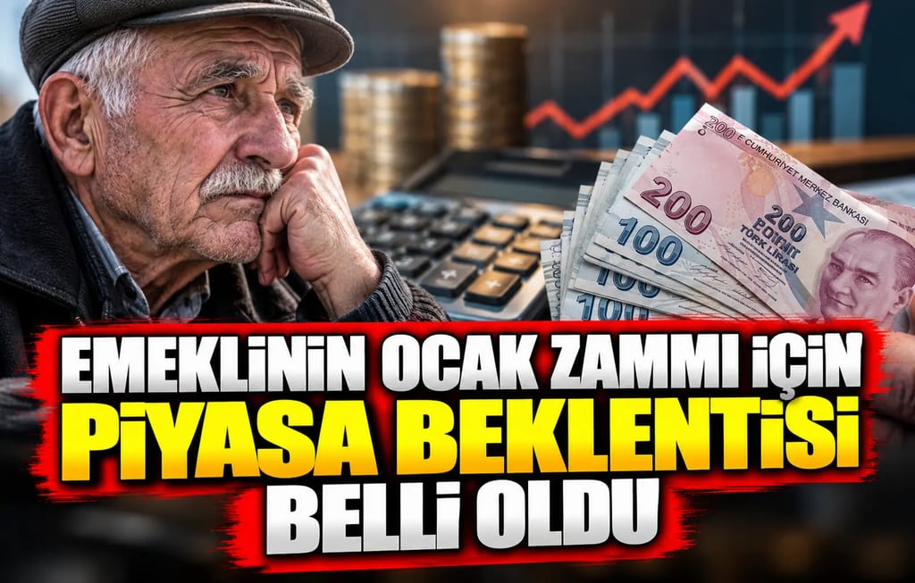 Emeklinin ocak zammı için piyasa beklentisi belli oldu