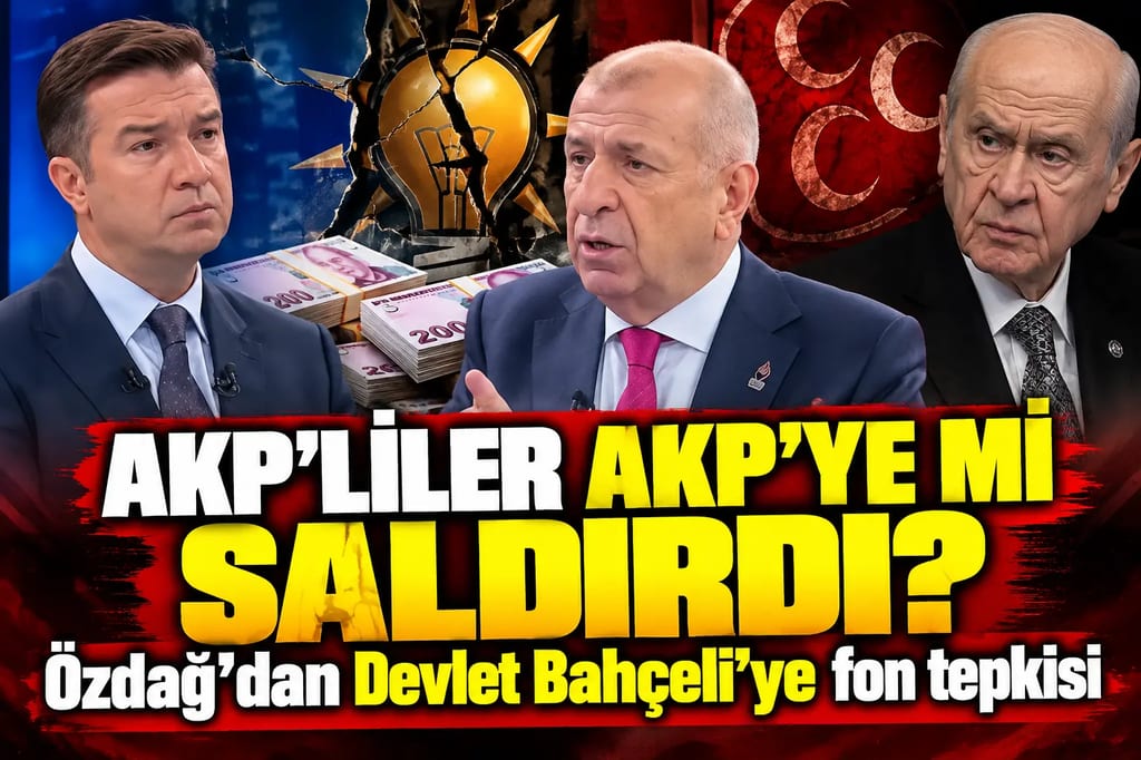 Zafer Partisi Genel Başkanı Ümit Özdağ’dan Devlet Bahçeli’ye fon tepkisi: AKP’liler AKP’ye mi saldırdı kardeşim!