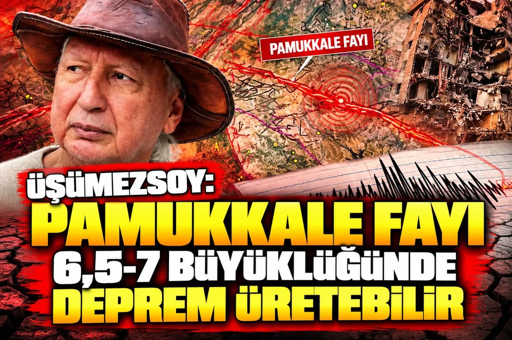 Üşümezsoy: Pamukkale Fayı 6,5-7 büyüklüğünde deprem üretebilir