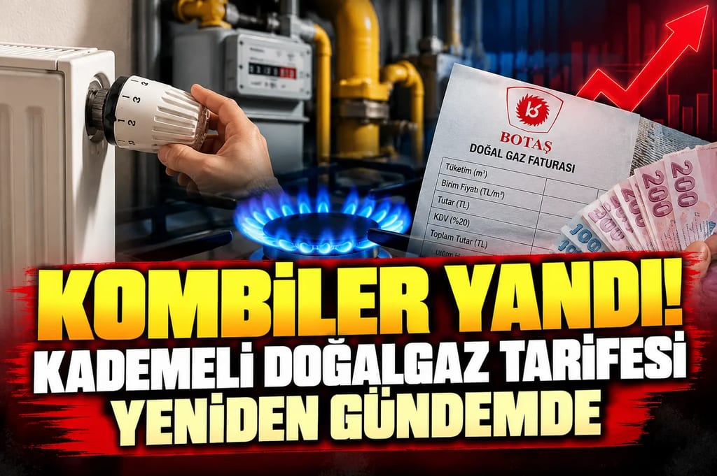 Kombiler yandı, kademeli doğalgaz tarifesi yeniden gündemde