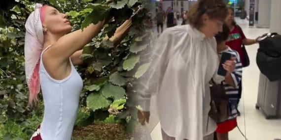 Fındık Hasadı Bitti, Ünlü Şarkıcı İstanbul’a Döndü: Havalimanı Tarzı Gündem Oldu