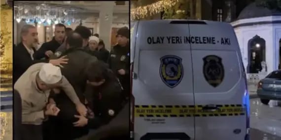 Eyüpsultan Camii’nde silah sesleri! Namaz kılarken tartıştığı kişiye silahla 4 el ateş açtı