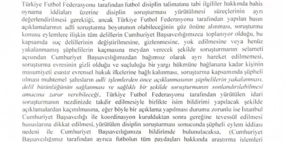 Bahis soruşturması: TFF’nin sevkleri savcılığa haber vermeden mi yapıldı?