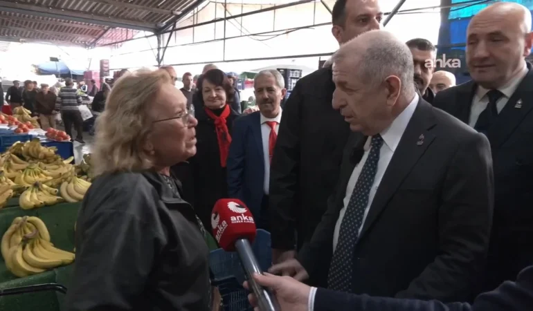 Ümit Özdağ’dan Antalya’da Pazar Ziyareti: “İktidar Partisinin Pazara Gelmeye Yüzü Yok”