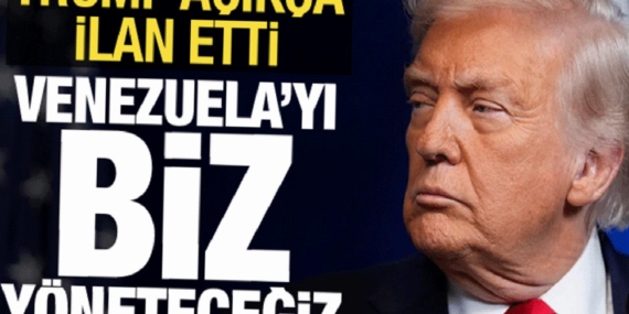 Maduro operasyonu sonrası Trump’tan açıklama: Venezuela’yı biz yöneteceğiz!