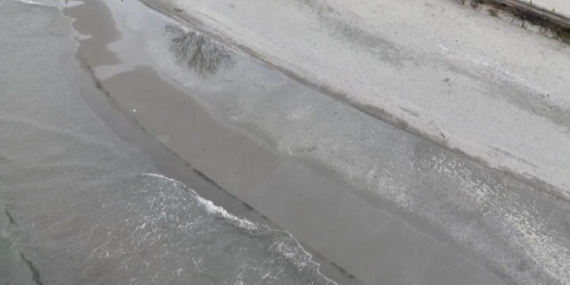 Silivri ve Avcılar’da korkutan manzara: Deniz metrelerce geri çekildi