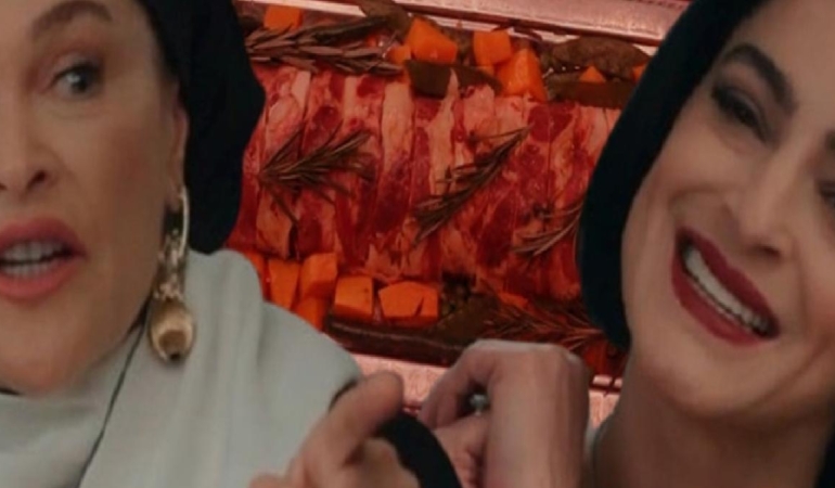 ATV’deki domuz eti sahnesine sosyal medyada tepki yağdı