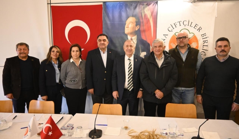 Zafer Partisi Genel Başkanı Özdağ, Adana’da temaslarda bulundu