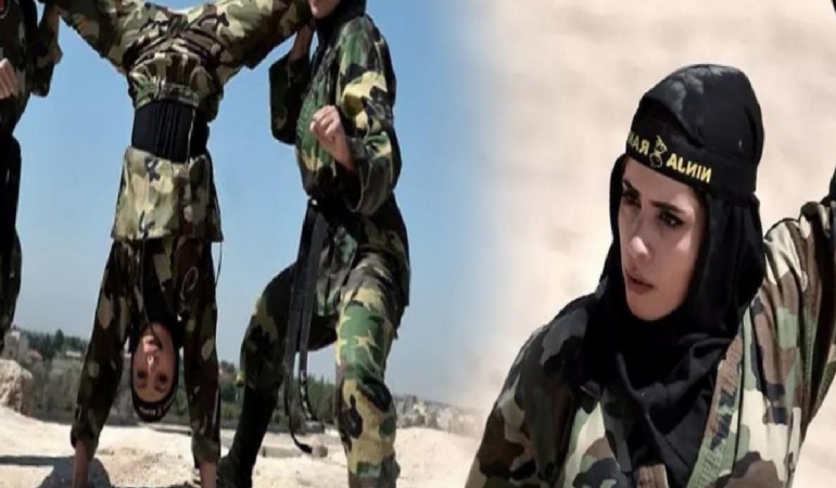 İran’ın kadın ninjaları sahaya iniyor