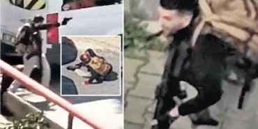 Kiralık araçla geldiler, İsrail Konsolosluğu önünde polisle çatıştılar_ Bir terörist öldürüldü, yaralı teröristler sorguda