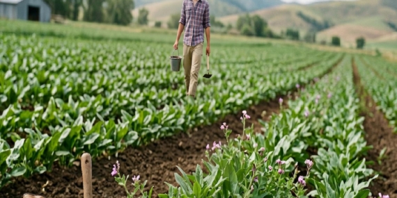 Doğadan koparana ceza, tarlasına ekene servet yağıyor