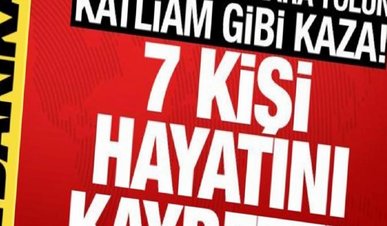 Isparta-Antalya karayolunda katliam gibi kaza! Çok sayıda ölü var