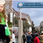 Kahramanmaraş'taki okul saldırısında ağır yaralanan Almina Ağaoğlu hayatını kaybetti